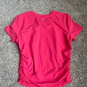 Lululemon Athletica Bright Pink Crop Top